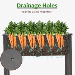 Garden Planter On Wheels Model 0676