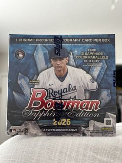 Sealed Topps Bowman Sapphire Hobby Box 2025