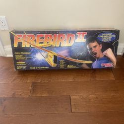 Firebird II, flying radio plane-in box