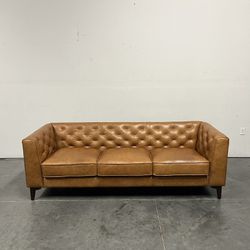 Poly and Bark, Essex Leather Sofa