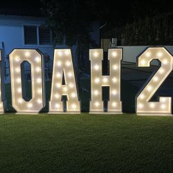 Marquee Letters And Numbers