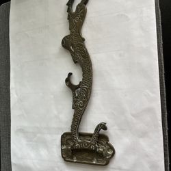 Chinese Dragon Brass Swivel Hook Bracket