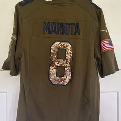Mariota Titans Army Jersey