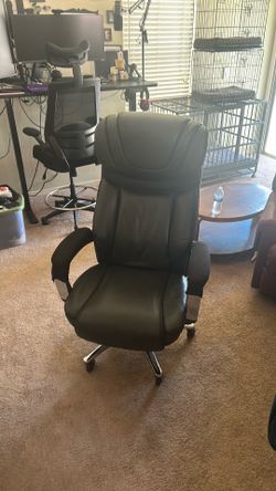 executive office chair -big and tall + seat springs