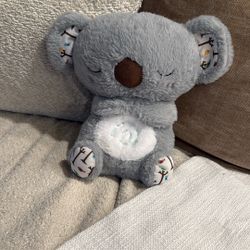 Grey Koala Breathing Plush
