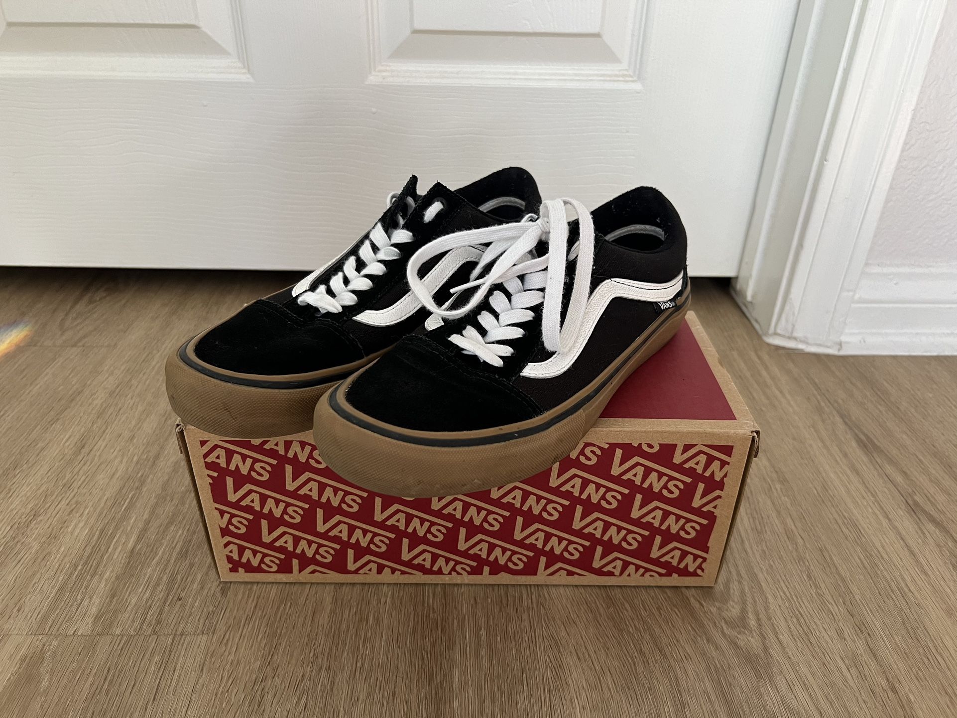 Vans Skate Old Skool Shoes (Black/Gum)