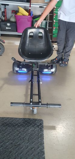 Hover board and kart attachment.