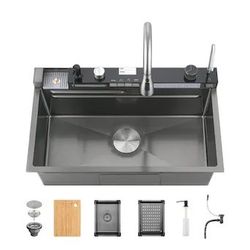 Cozy Drop-in 30-in x 18-in Stainless Steel Single Bowl 18-Gauge Kitchen Sink
