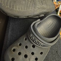 Free Navy Crocs Size 11c