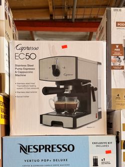 Capresso EC50 Stainless Steel Pump Espresso & Cappuccino Machine  Brand New in Box