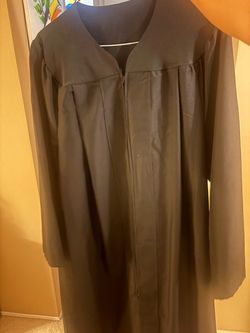 Black Graduation Cap and Gown