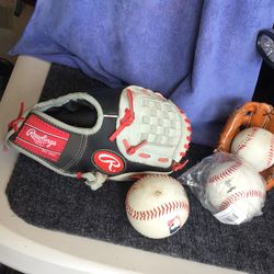 Rawlings sure catch kids baseball glove size 9.5