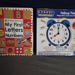 My First Letters and Numbers and Clock 