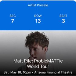 Matt Rife Comedy Tickets 
