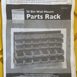 30 Bin Parks Rack 