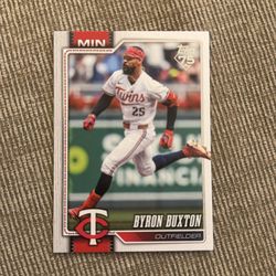 Byron Buxton Mint Raw Card