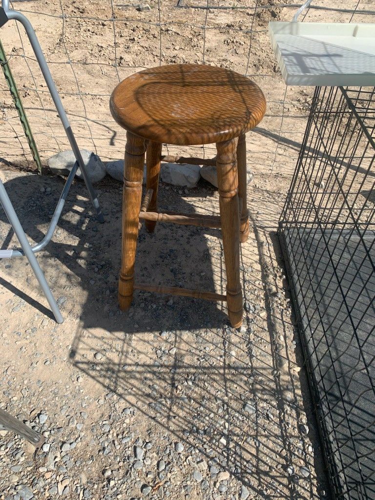 Wood Stool