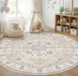 6' round rug