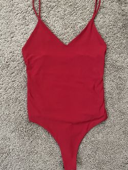 Windsor Red Bodysuit Size M 