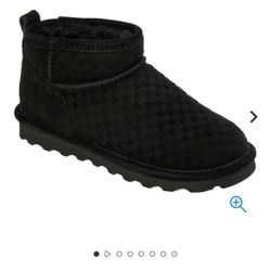 BEARPAW® Amy Suede Bootie w/Rain & Stain Repellent size 8