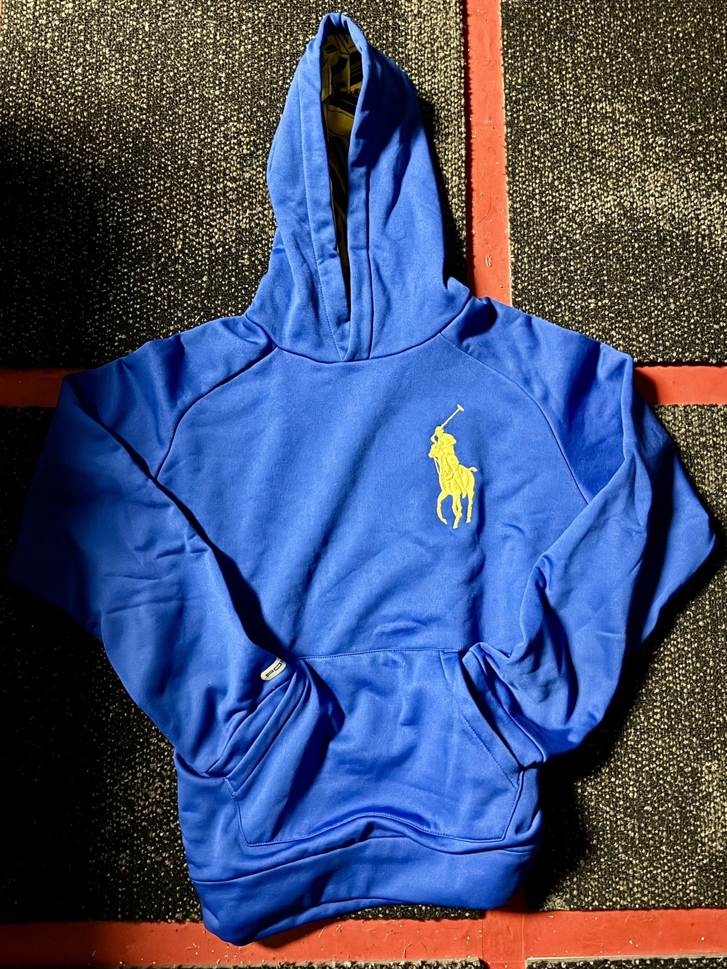 Blue Rugby Poll Hoodie
