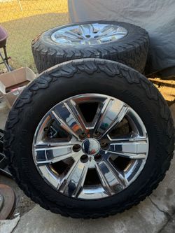 20 inch Chevy Silverado Tahoe Suburban Avalanche GMC Yukon Sierra Cadillac Escalade stock wheels rims and tires