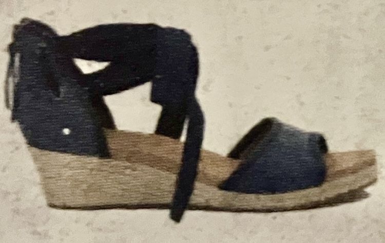 7.5 UGG Australia Amell Open Toe Espadrille Lace Up Jute Wedge 