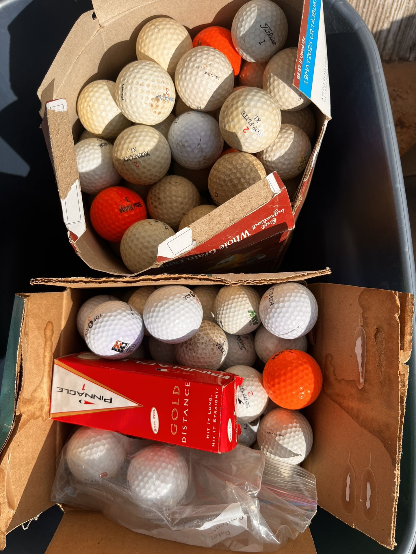 GOLF BALLS #338(three Hundred And Thirty Eight) In Total, Yes Counted Each One.