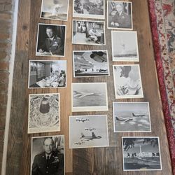 Lot Of 17 Black And White Military Photos