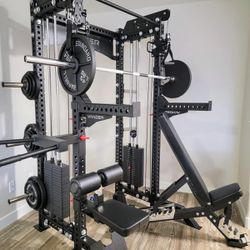Brand New - VANDER F16 - 400lbs Stack Total + 290lbs Olympic Weight Set + Commercial Bench - Functional Trainer - Free Delivery & Assembly