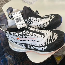 adidas Terrex x aSMC Free Hiker Gore-TEX Hiking Shoe FTWR White/Crew Orange/Core Black Mens 7/12  /  Womens 8/12