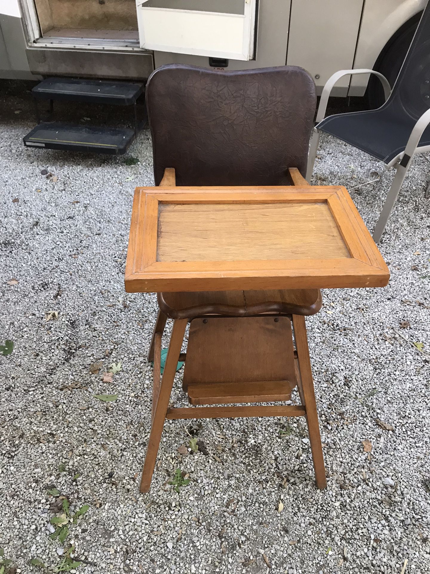Wooden High Chair 