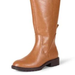 Super Cute Brown Boots Size 13/ New/ $30 Cash Only/ Blue Diamond & Rainbow