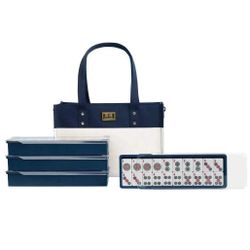 Mahjong Tile Set with Storage Tote