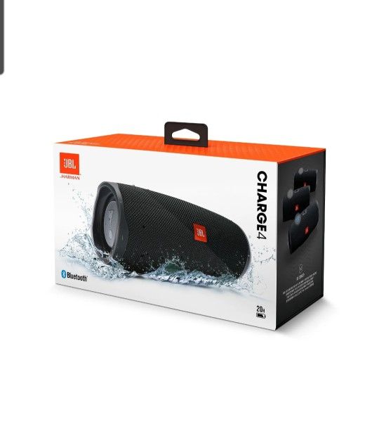 JBL Charge 4 portable Bluetooth Speaker- Black