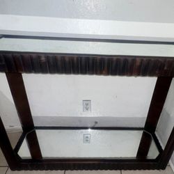 Expresso Mirrored Bamboo Sofa Table/TV Stand