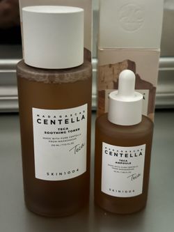 Centalla skincare toner and serum
