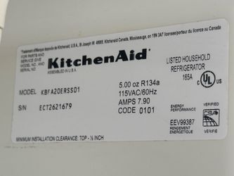 Kitchen Aid - Refrigerator