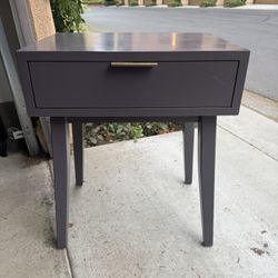 One Drawer Table, Nightstand, End Table