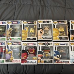 Lot Marvel Funk Pops 