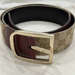 Women’s Gucci Canvas Belt - Excellent Condition - Originally $375.   Asking $199