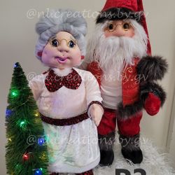 Mr. & Mrs Claus Christmas Doll
