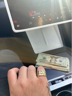 Gold nugget ring
