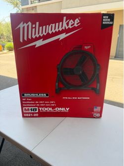 Milwaukee M18 Brushless 18” Fan