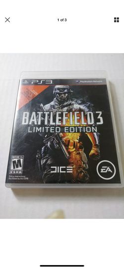 PS3 battlefield 3 Limited addition Open but in very good condition
