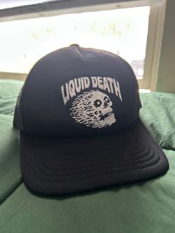 Trucker liquid death hat