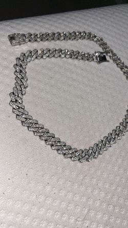 Moissanite lab diamond chain