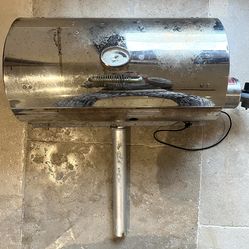 FORCE 10 Stainless Steel Boat Marine BBQ with Rod Holder Mount