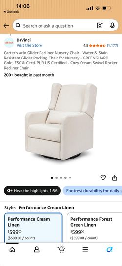 Carter’s Arlo Glider Recliner Nursery Chair