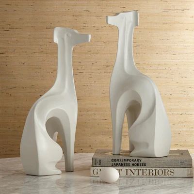 Jonathan Adler Menagerie Greyhound Pair